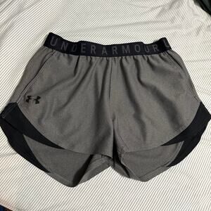 Grey under armour shorts sportswear